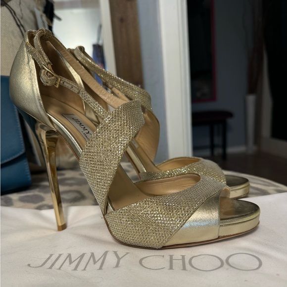 “Emily” Glitter Heels // Jimmy Choo - Picture 3 of 4